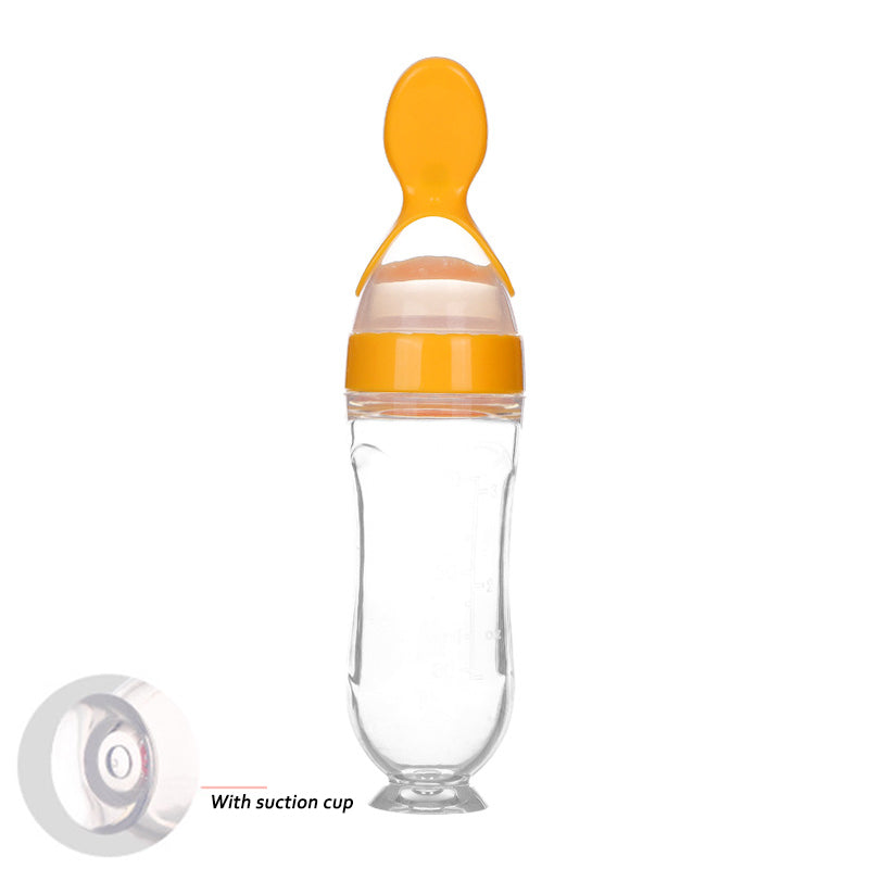 Baby Feeding Bottle With Spoon