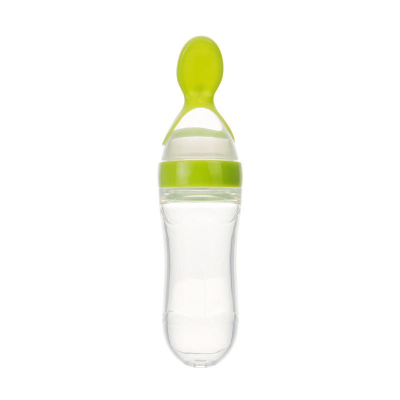 Baby Feeding Bottle With Spoon