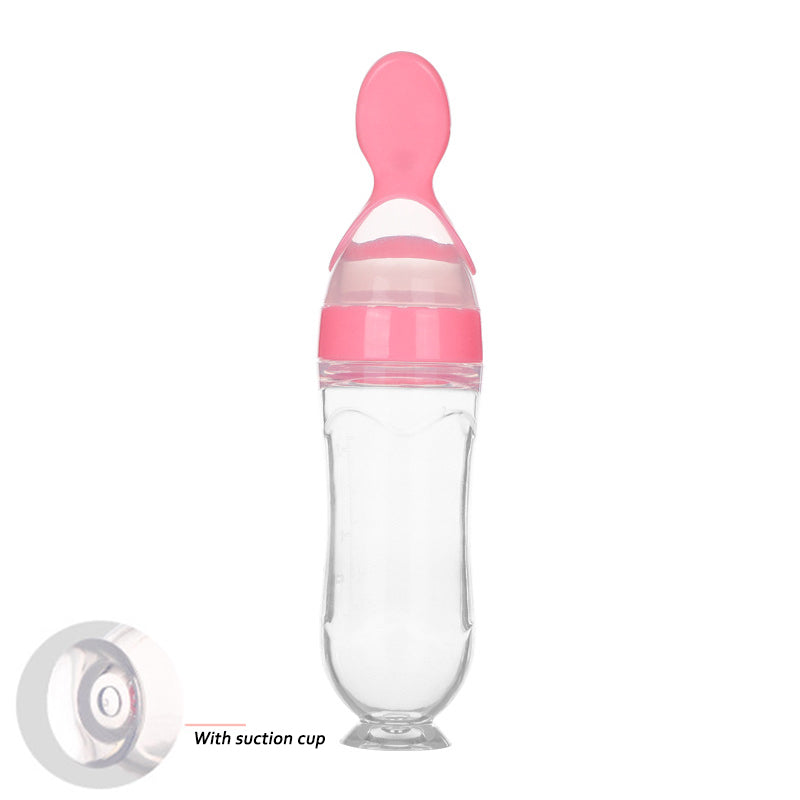 Baby Feeding Bottle With Spoon