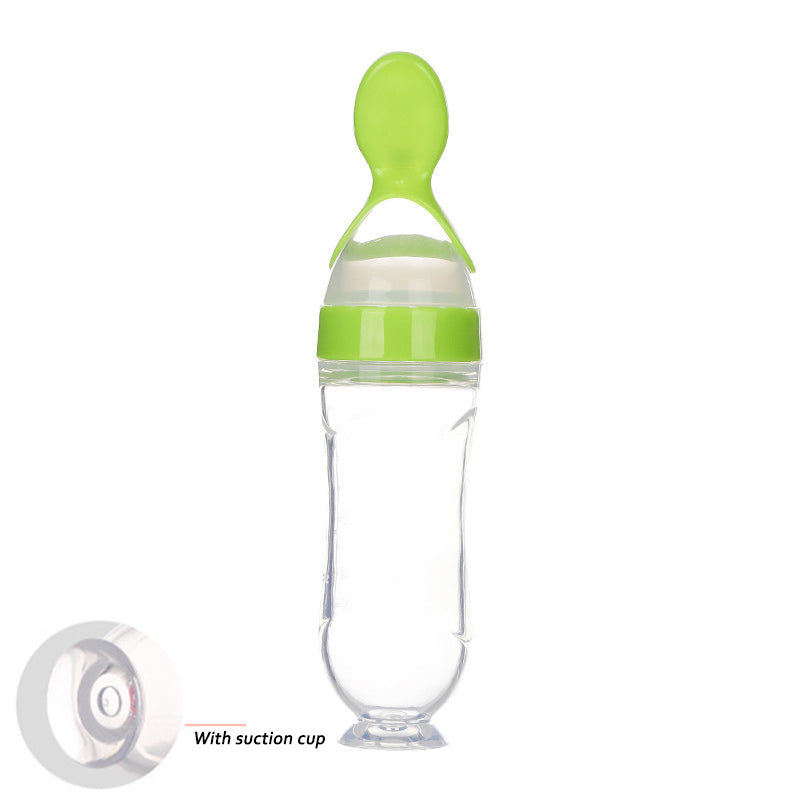 Baby Feeding Bottle With Spoon