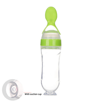 Baby Feeding Bottle With Spoon