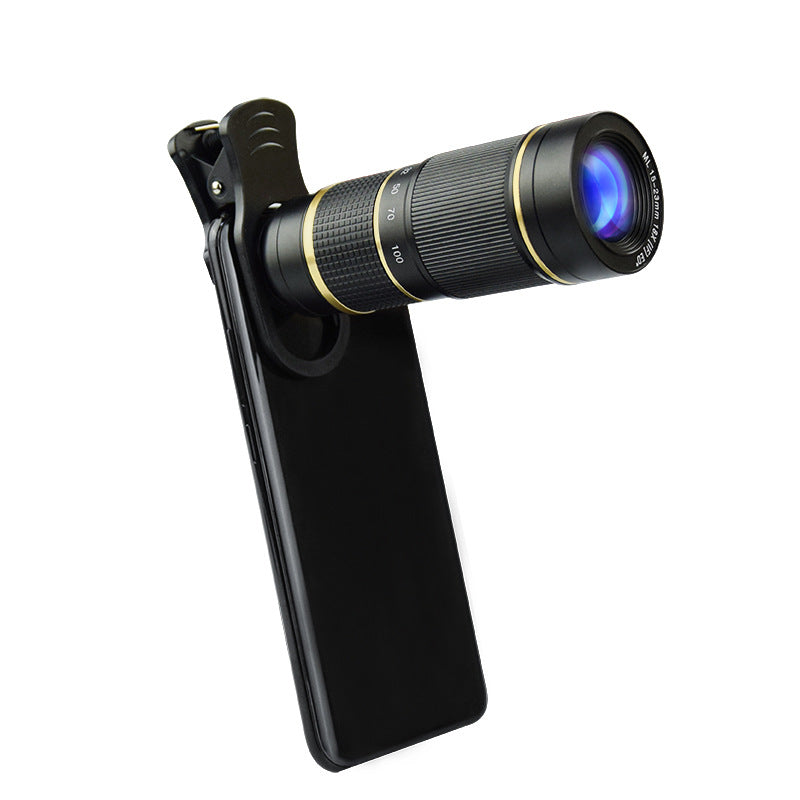 Camera With Telescope Lens - 18x Magnification