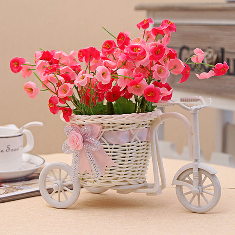 Vibrant Home Decoration Artificial Flower Cart