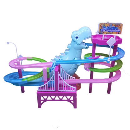 Dinosaur Slide Train Track Toy