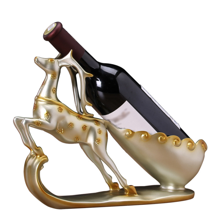 Deer Wine Rack Decoration