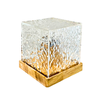 Bedside Atmosphere Crystal Cube Lamp