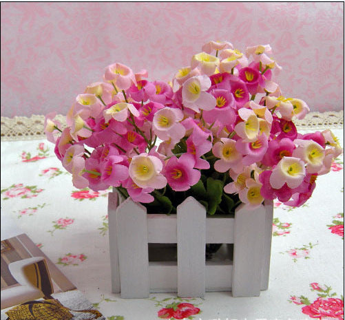 Vibrant Home Decoration Artificial Flower Cart