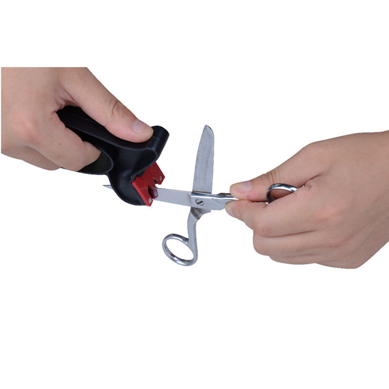 Scissors Sharpener with Tungsten Steel Blade