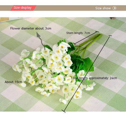 Vibrant Home Decoration Artificial Flower Cart